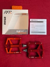 CUBE RFR Flat Pedals Race 2.0 Red Aluminium CNC 348g NEW