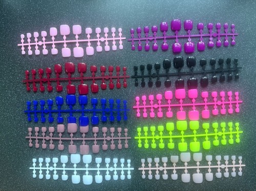 24x false toe nails - nails, ++larger
