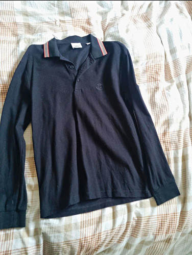 Burberry black cotton - black, long