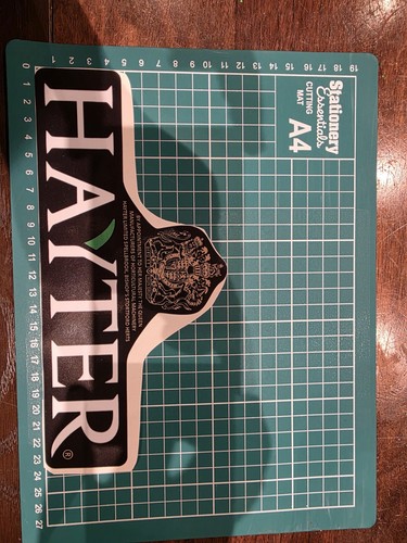 Hayter harrier logo decal - hayter,