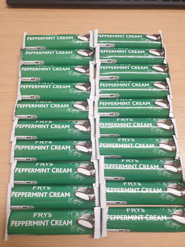 Fry peppermint cream bars - peppermint,