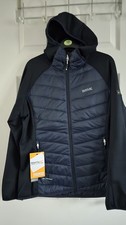 Regatta Womens/Ladies Andreson VIII Hybrid Hooded Jacket Navy Blue UK 14 BNWT
