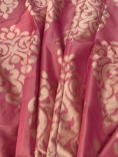 Modern John Lewis Damask Pink Curtains Black Out Lined MTM Bedroom