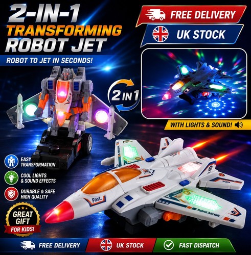 Transforming robot aircraft - robot,