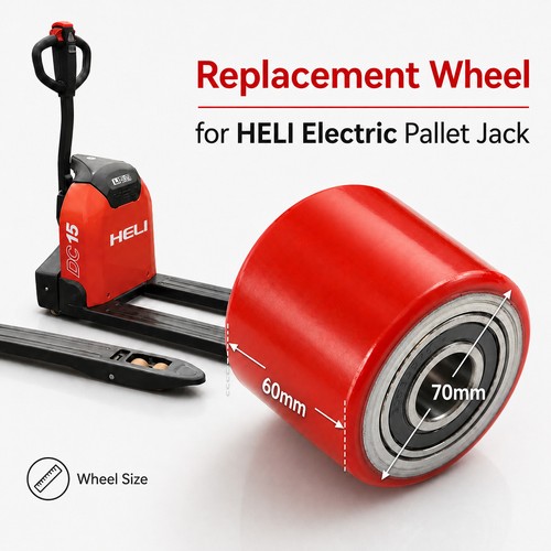 Electric pallet jack wheel - pallet,