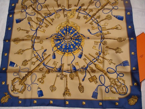 Hermes silk scarf - hermes, les