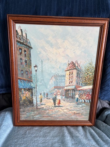 Caroline burnett signed - burnett, oil