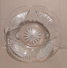 Vintage Clear Cut Glass Bowl