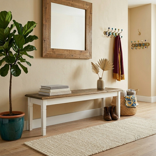 Hallway bench wooden - hallway,