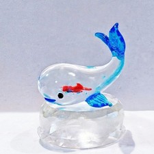 Glass Fish Tanks Figurines Tabletop Centerpiece Ornament Home Decors Gift