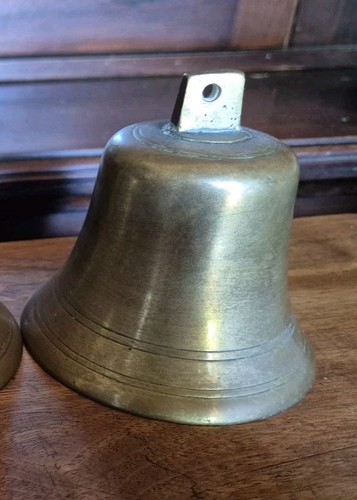 Vintage brass bell servants - brass,