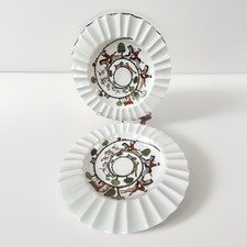 crown staffordshire hunting scene Bowls Fluted Edge Horse Rider Seconds