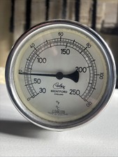 Coley Brentford Temperature Gauge Vintage Retro. Good Working Order. L98078