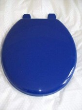 Marine Blue Toilet Seat