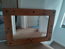 Reclaimed Thakat Wood Solid Framed Mirror 47" X 35"