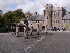 Photo 12x8 Picton Castle Rhos, The Carreg-las Morris Dancers in Court yard c2010