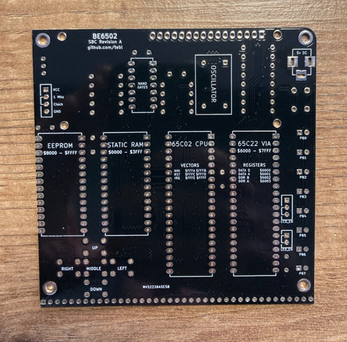 Ben eater 6502 computer module - ben,