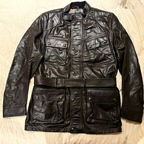 New belstaff black trialmaster - new,