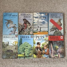 Ladybird 8 Books Series 536 Trees Pond Life Pets Sea and Estuary Birds A1