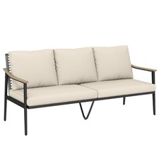 Outsunny 3 Seater Rattan