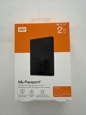 Western Digital My Passport 2TB, External, 3.5 inch Hard Drive - Black