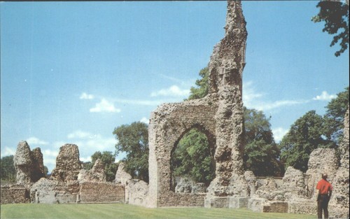 Thetford abbey ruins - abbey, norfolk