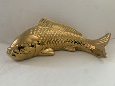 Gold koi carp fish - carp, ornament