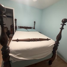 Antique Wooden Four-Poster