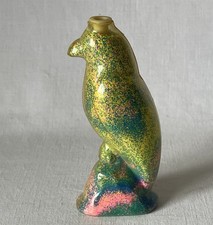 PARROT Retro Plastic Brightly Coloured Sand Filled Art Sculpture