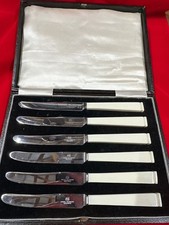 ART DECO TEA BUTTER KNIVES