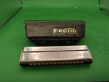 M. Homer Echo No 2409 Key of C  Harmonicas Mouth Organ Moothie Harp Cased