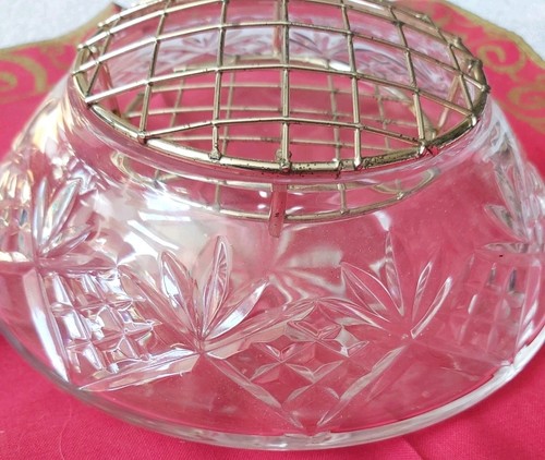 Vintage cut crystal glass - vintage,