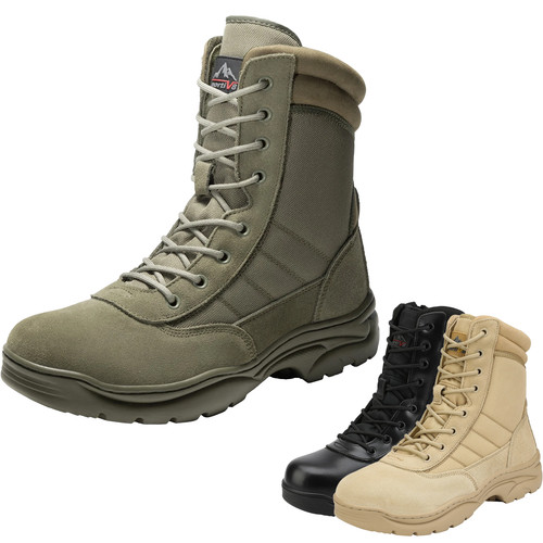 Men military tactical boots - military,