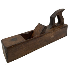 Large Vintage Wooden Block Plane Carpentry Woodworking Tool 16 Inches Long   K12