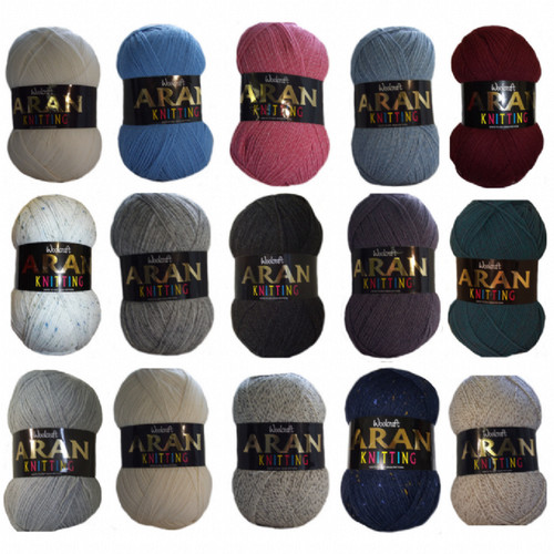 Aran wool woolcraft 400g - wool,