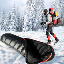 -20°C 1000g Mummy Duck Down Sleeping Bag Ultralight Camping 3 Seasons Waterproof