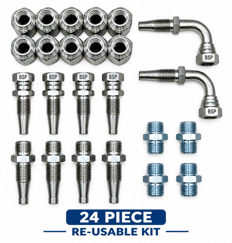 Usable hydraulic hose - hydraulic,