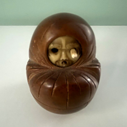 Japanese carved wooden - carved,