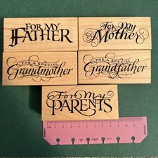 Five psx rubber stamps - psx,