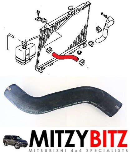 Top upper radiator hose - upper, for