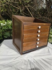 Vintage Printers Chest With