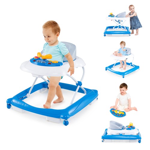 Costway foldable baby walker - costway,