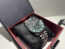 Seiko Mod GMT SPRITE Watch - Seiko NH34 Automatic Movement With Sapphire Glass
