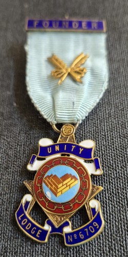 Masonic founders jewel - founders, jewel-unity