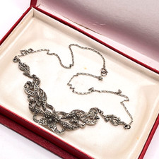 Art Deco marcasite necklace