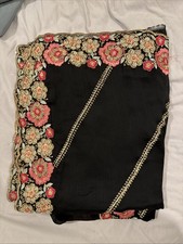 Beautiful Black Designer Saree