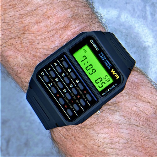 Casio calculator watch with - casio,
