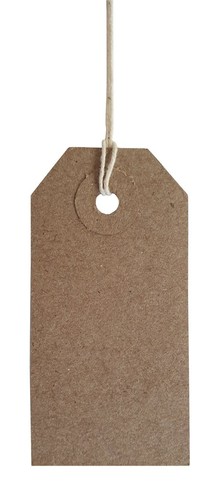 100 card gift tags strung - gift,