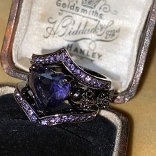 Gothic ring Ladies wishbone