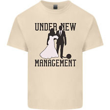 Just Married Under New Management Mens Light Cotton T-Shirt